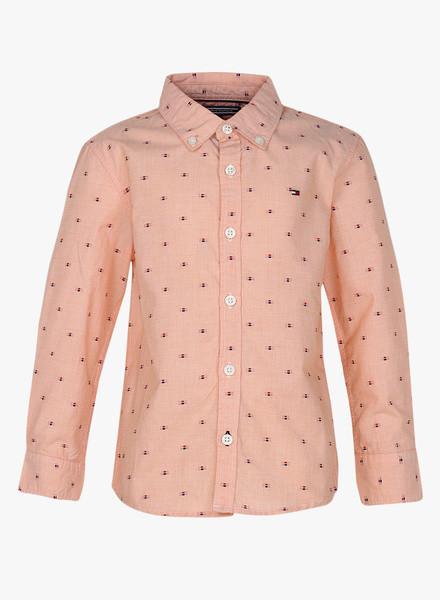 Peach Regular Fit Casual Shirt