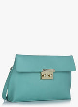 Orange Trapez Clutch